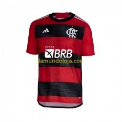 Camisola CR Flamengo Homem Equipamento Primeiro 2023-2024 Manga Curta